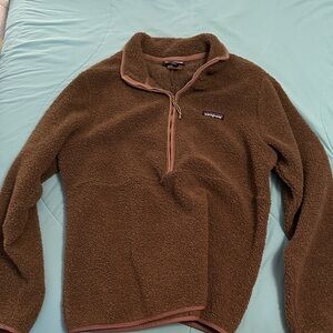 Patagonia Men's Brown Sherpa Half-Zip Pullover
